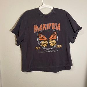 Mariposa band tee